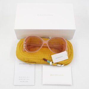 Zimmermann Cosmo Hexagon Sunglasses with Extended Lenses in Rose Pink (NWT)